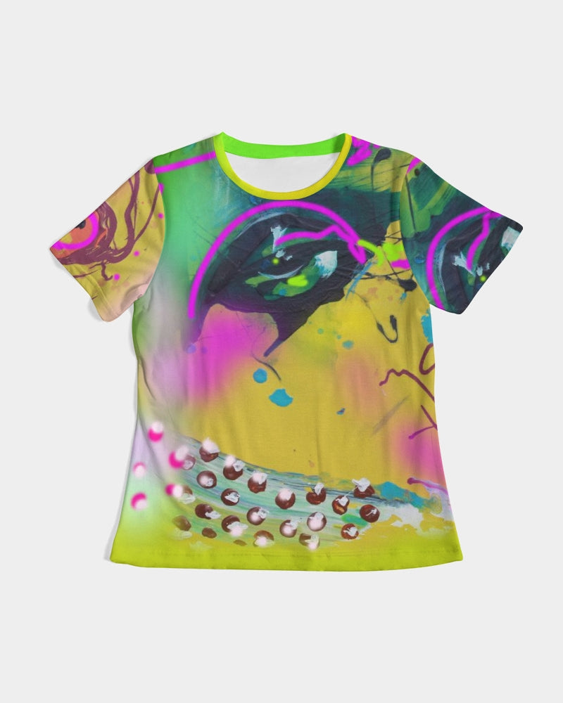 Abstract Yellow Women's Tee
