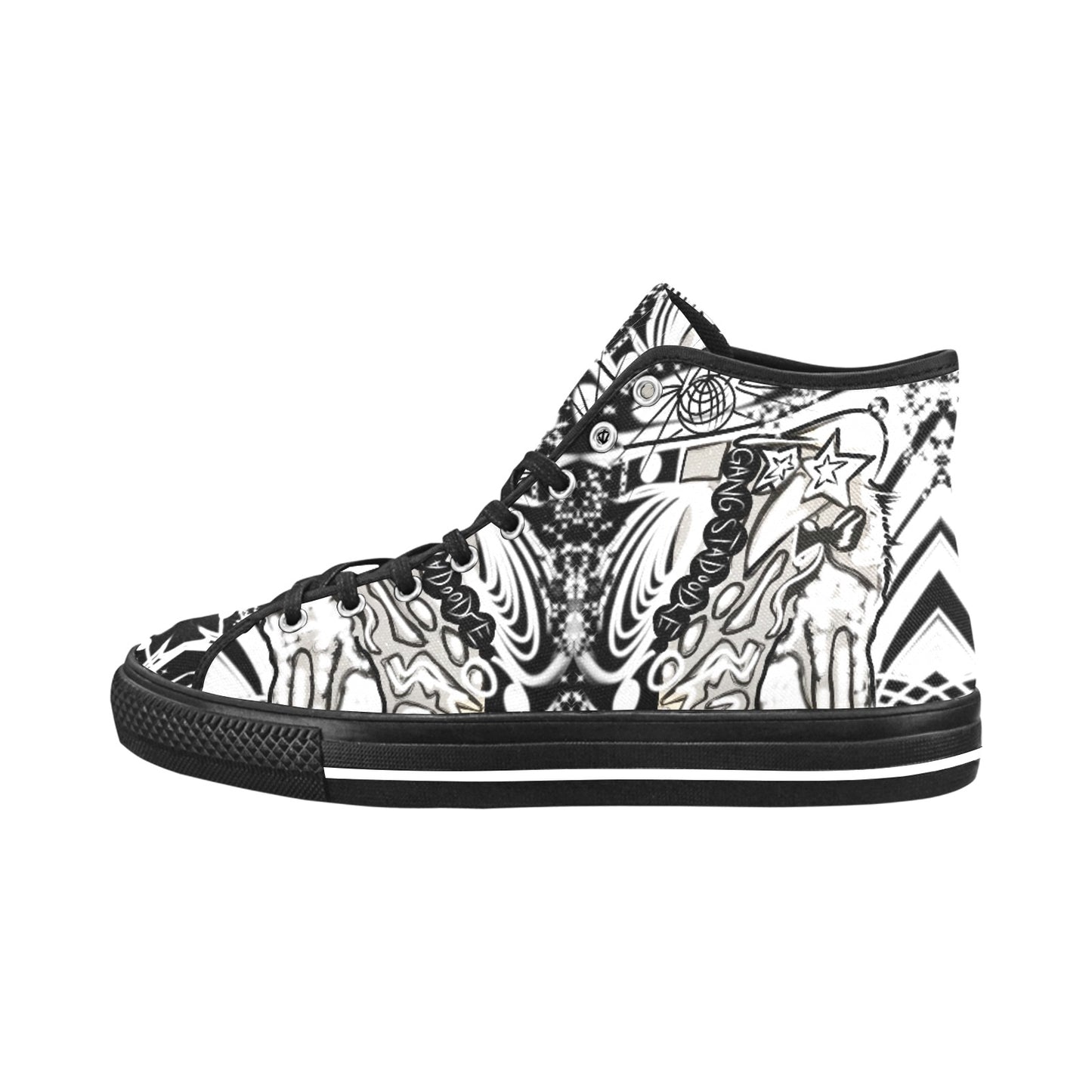 High Top Canvas Men's Shoes