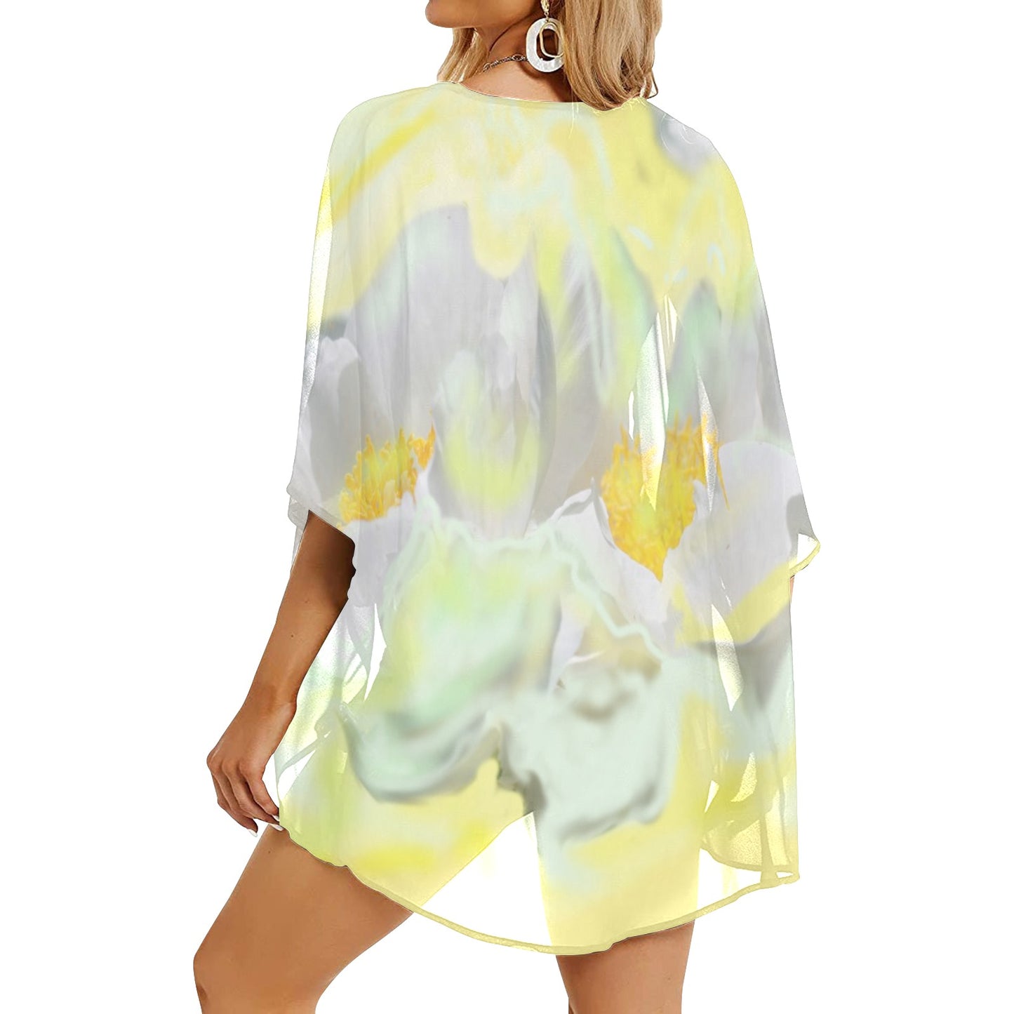 Women's Kimono Chiffon Cover Up