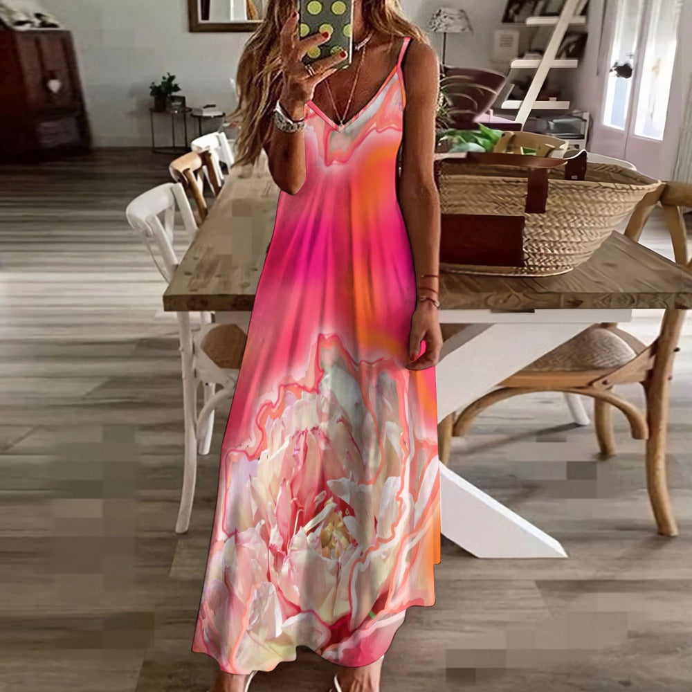 Sling Ankle Long Dress