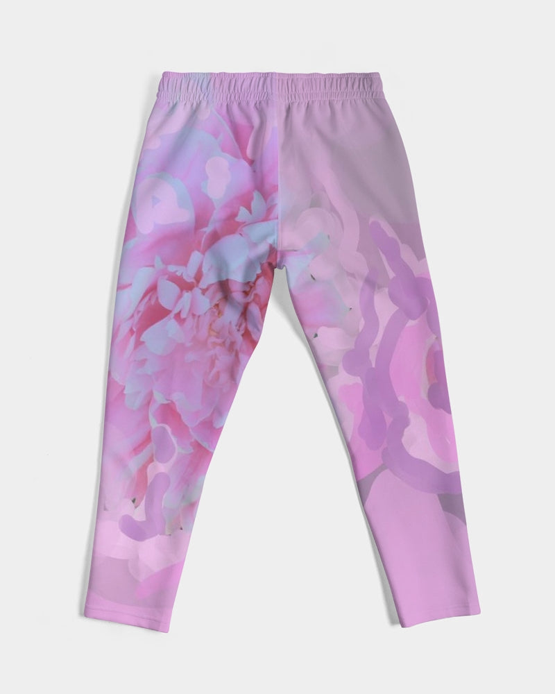 Pink Peony Men's All-Over Print Joggers