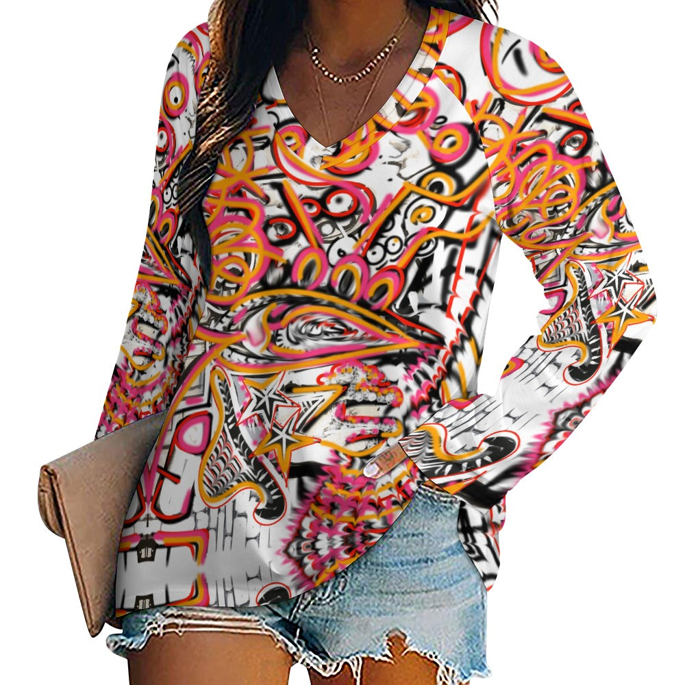 Women's Long sleeve loose tee