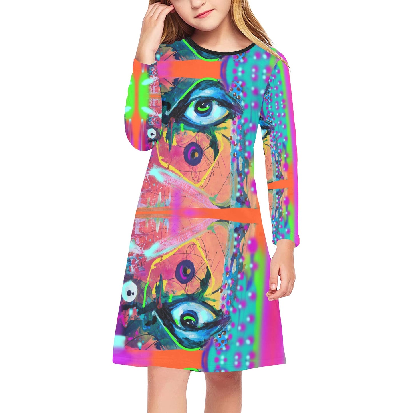 Girls' Long Sleeve Dress