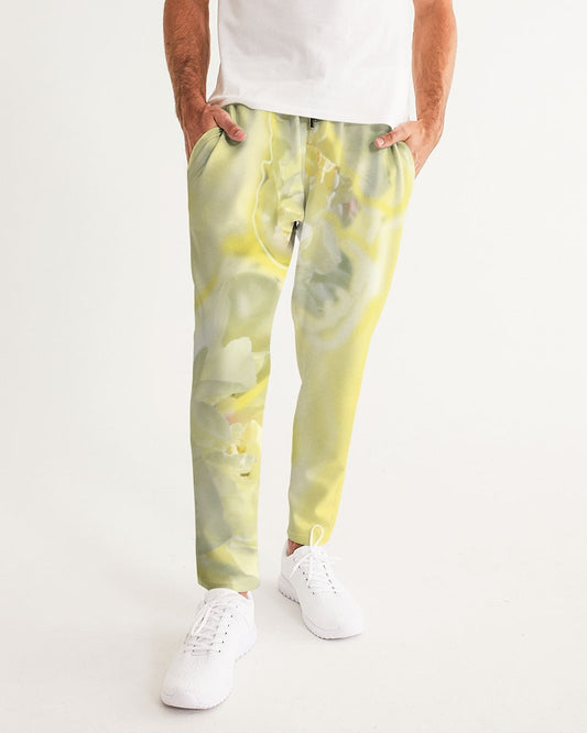 Yellow Peony Men's Joggers