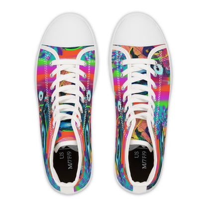 Sneakers, Abstract Eye Funky Art Design