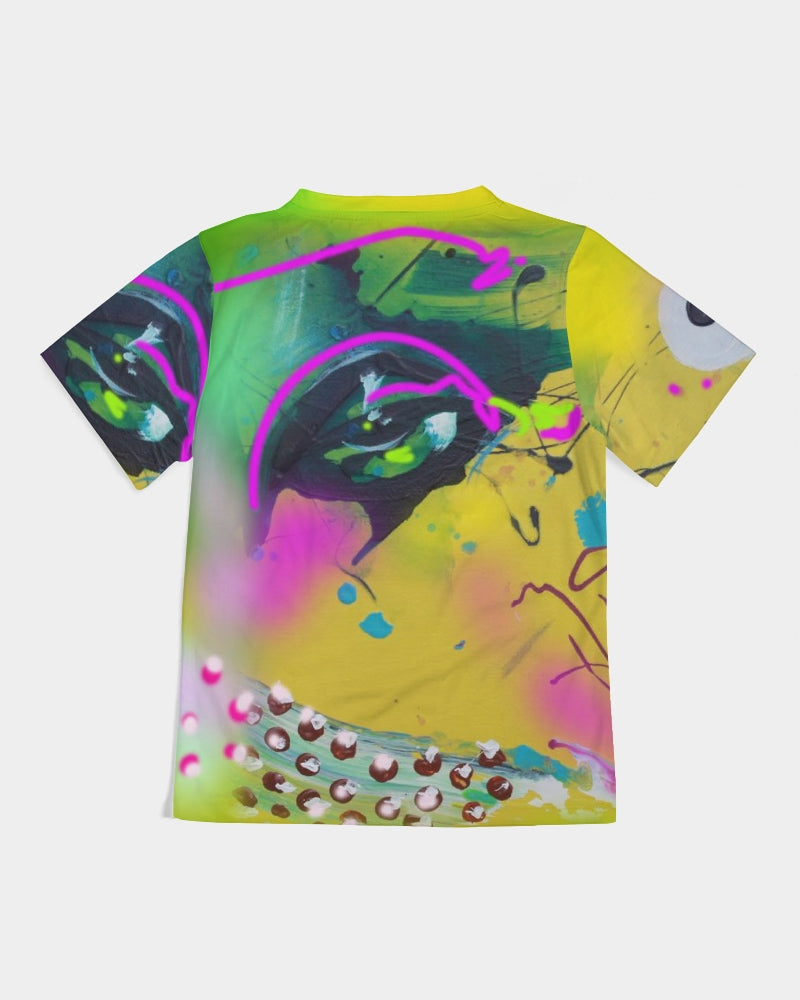 Abstract Yellow Kids Tee