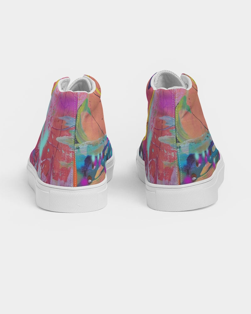 Eye Abstraction Women's Hightop Canvas Shoe