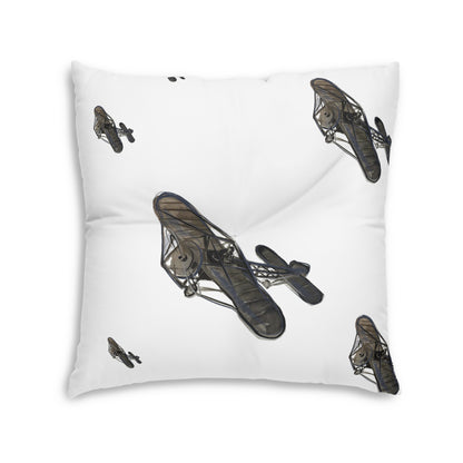 Aviator Tufted Floor Pillow - Stylish Aviation Decor for Flight Enthusiasts