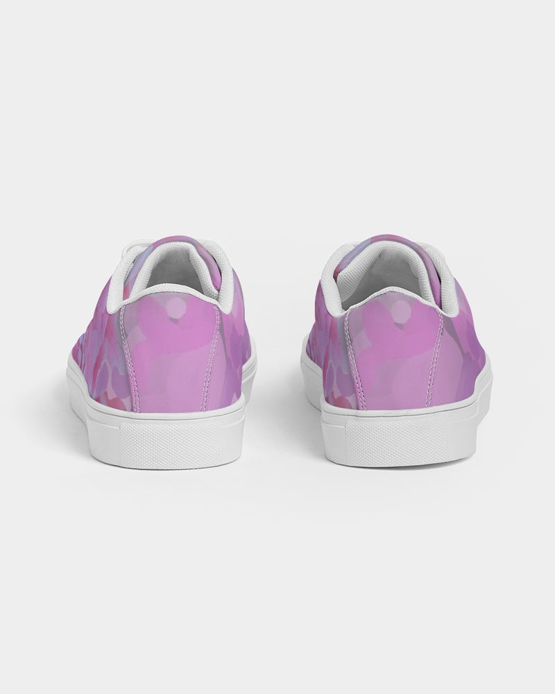 Pink Peony Men's Faux-Leather Sneaker