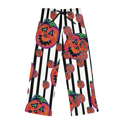 Spooky Pumpkin Women's Pajama Pants - Cozy Halloween Sleepwear