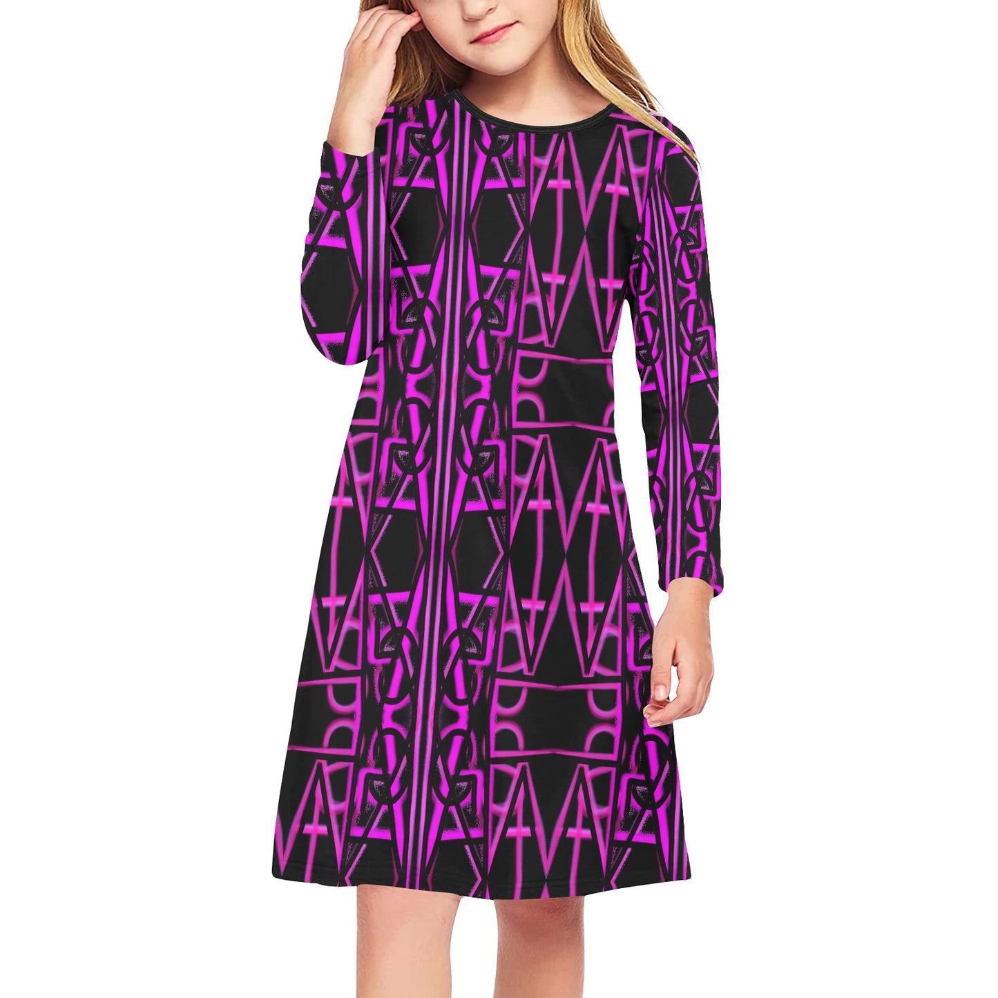 Girls' Long Sleeve Dress