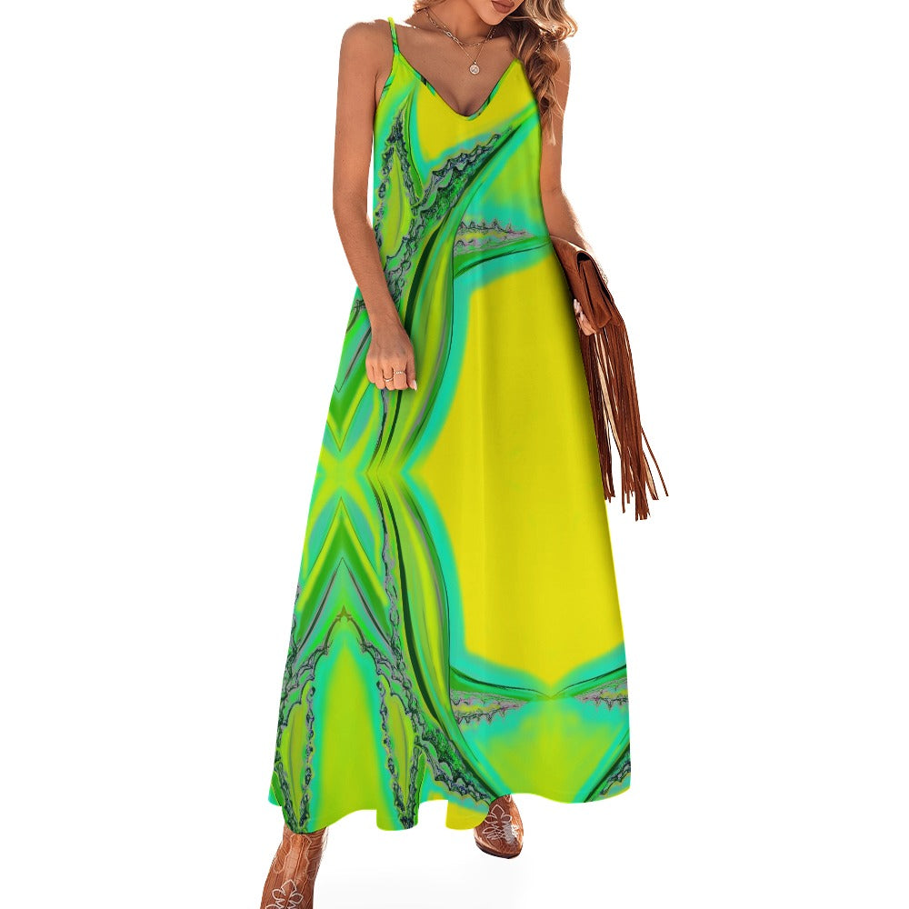 Sling Ankle Long Dress