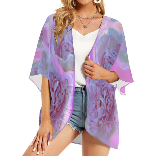 Women's Kimono Chiffon Cover Up