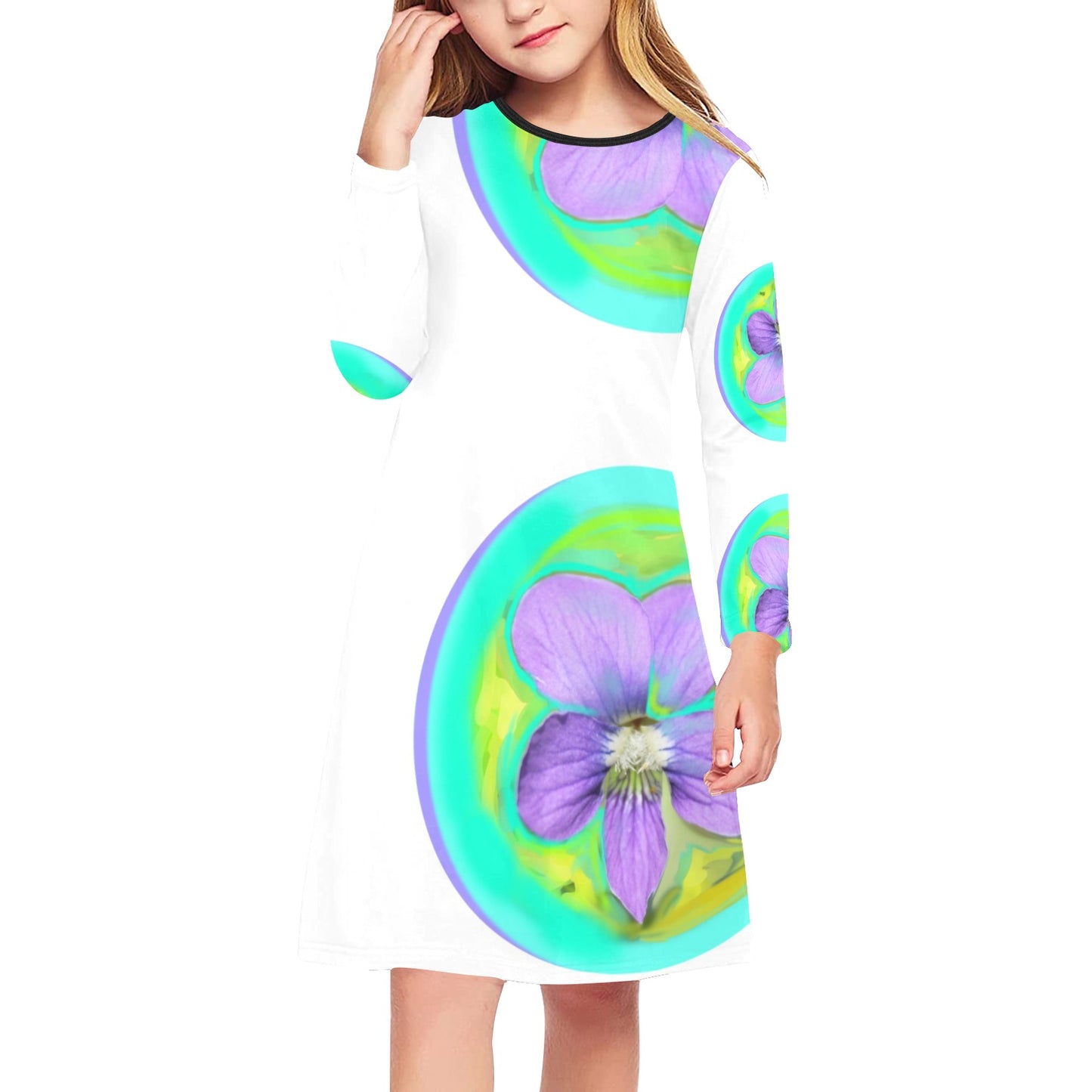 Girls' Long Sleeve Dress