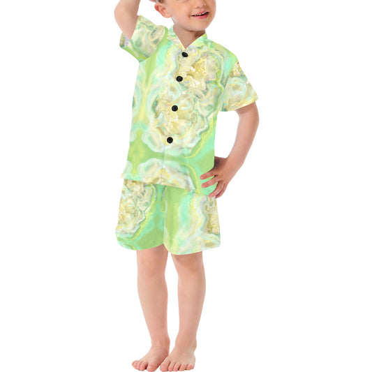 Little Boys' V-Neck Short Set