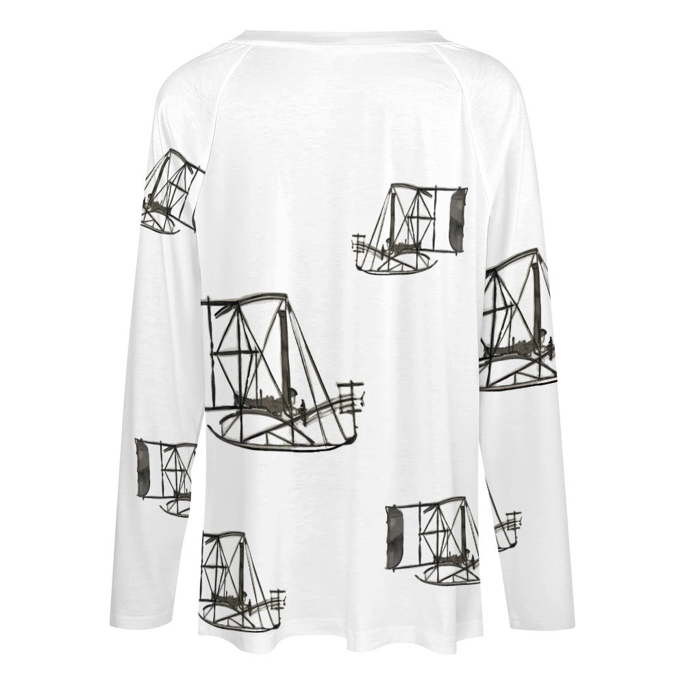 Women's Long sleeve loose tee