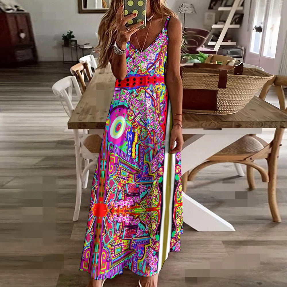 Sling Ankle Long Dress