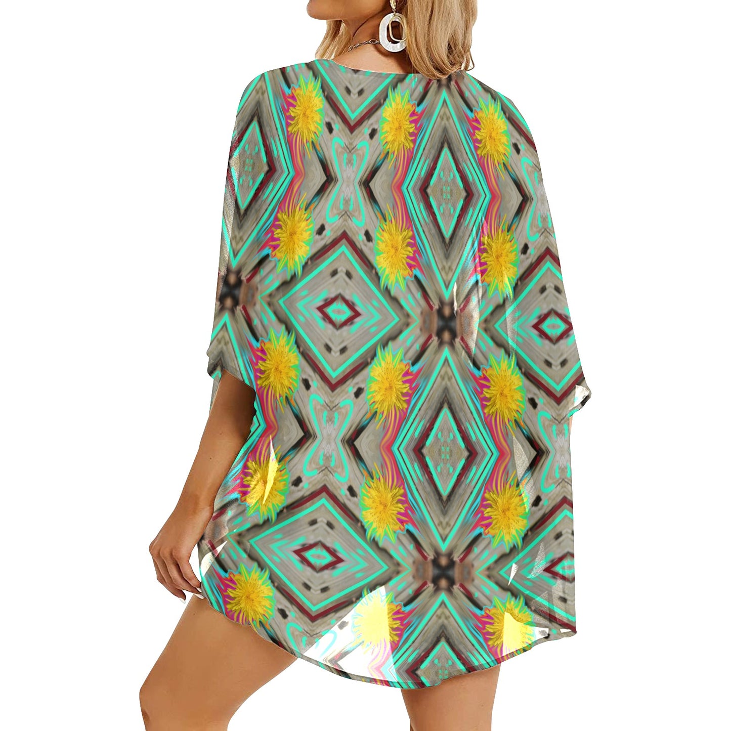 Women's Kimono Chiffon Cover Up