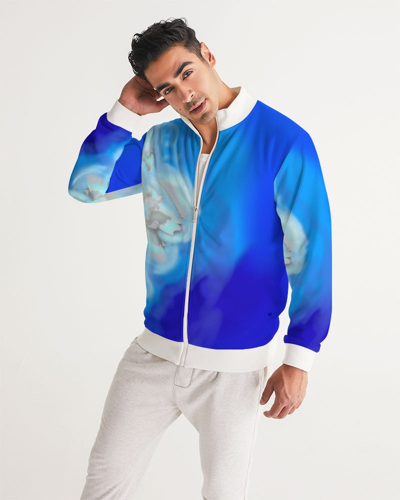 Blue Men's Track Jacket