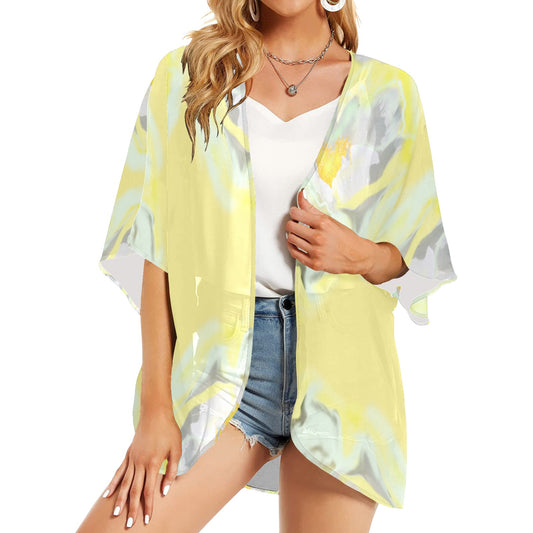 Women's Kimono Chiffon Cover Up