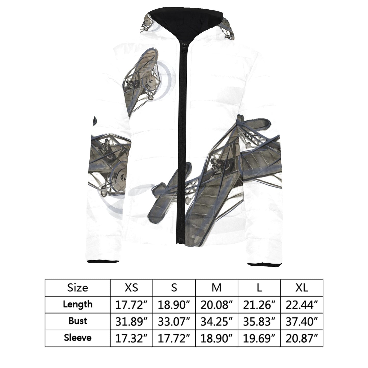 Kids' Padded Hooded Jacket