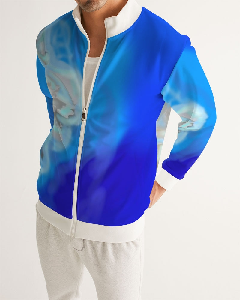 Blue Men's Track Jacket