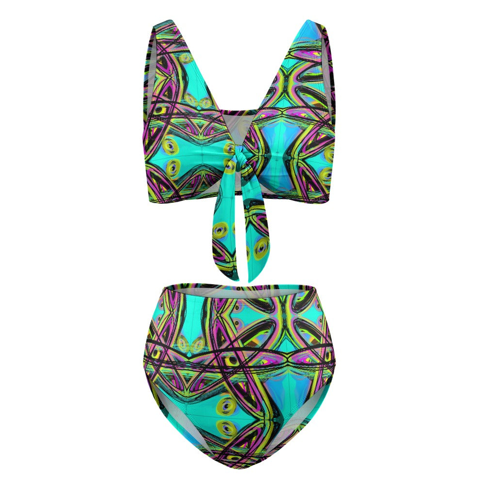 2-Piece Knotted Bikini Swimsuit