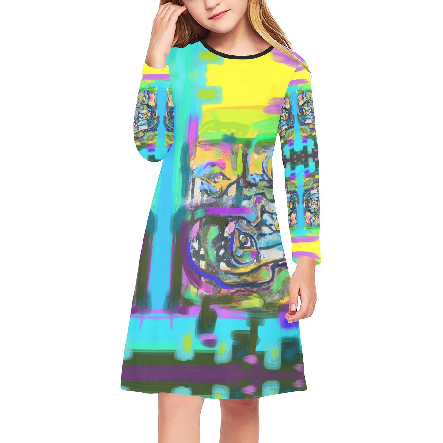 Girls' Long Sleeve Dress