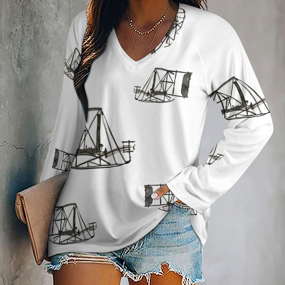 Women's Long sleeve loose tee