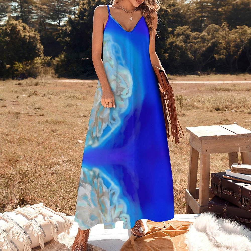 Sling Ankle Long Dress