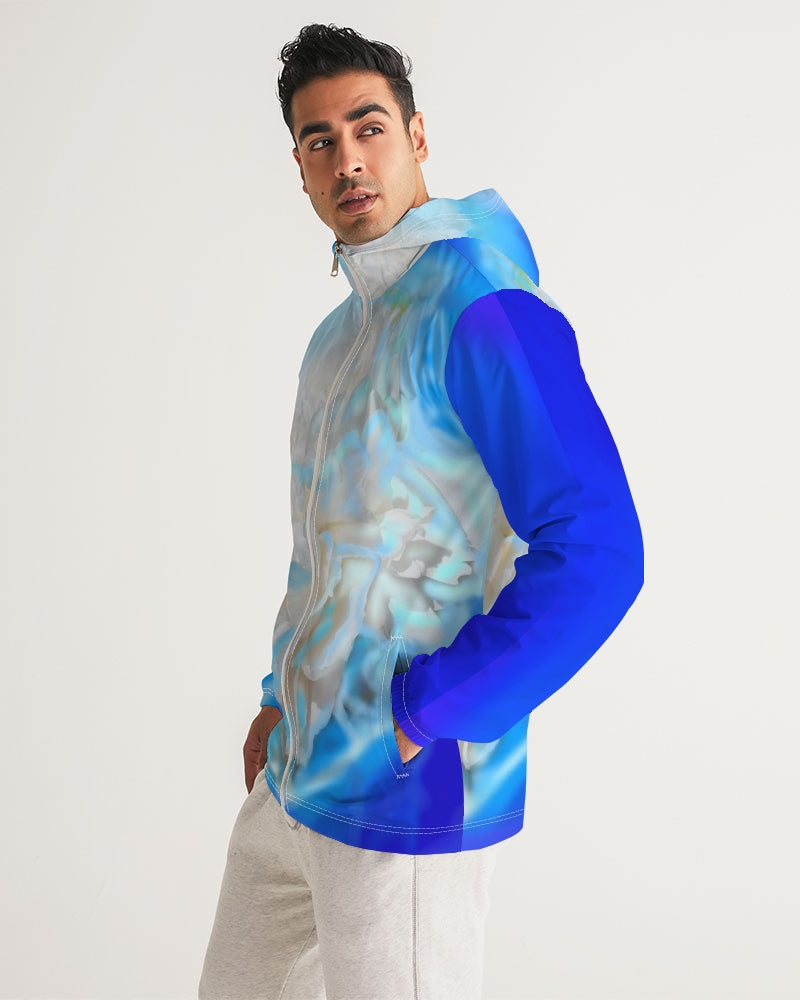 Blue Men's Windbreaker