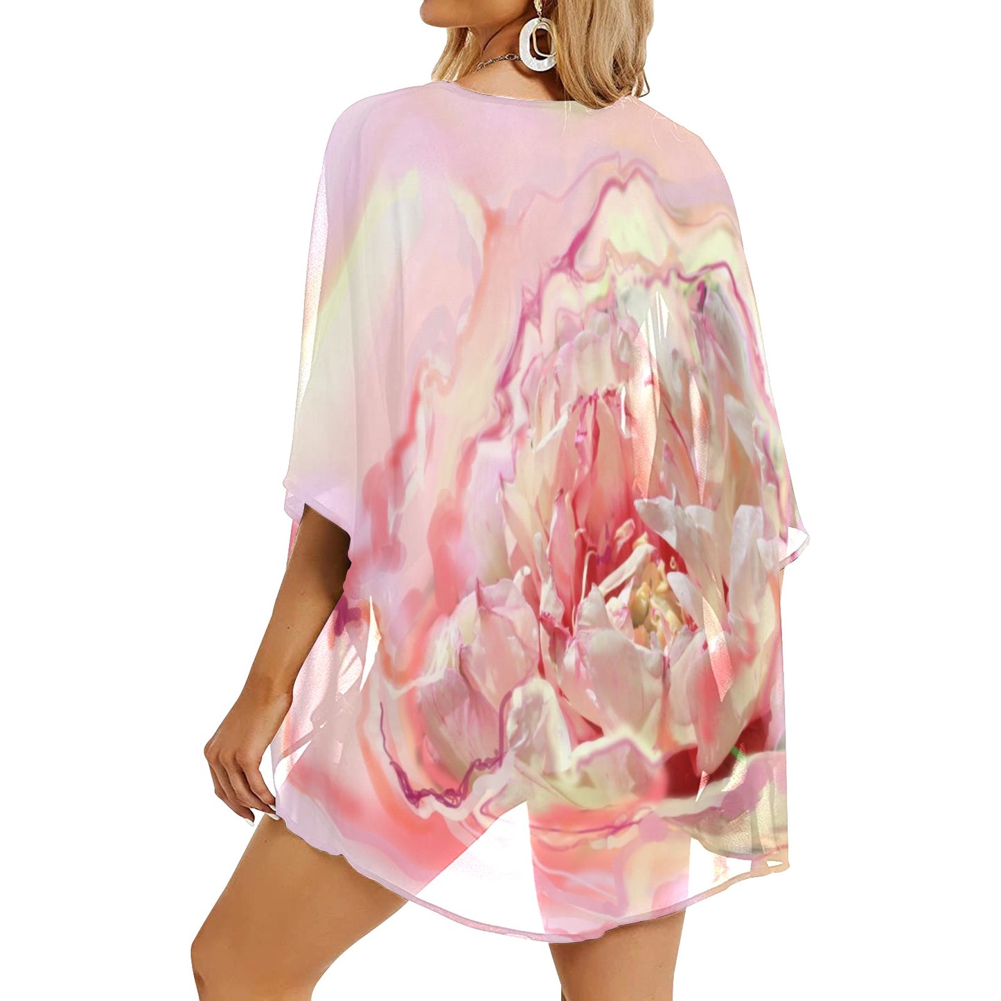 Women's Kimono Chiffon Cover Up