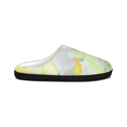 Men's Slip-On Indoor Slippers - Cozy Abstract Design for Comfort & Relaxation