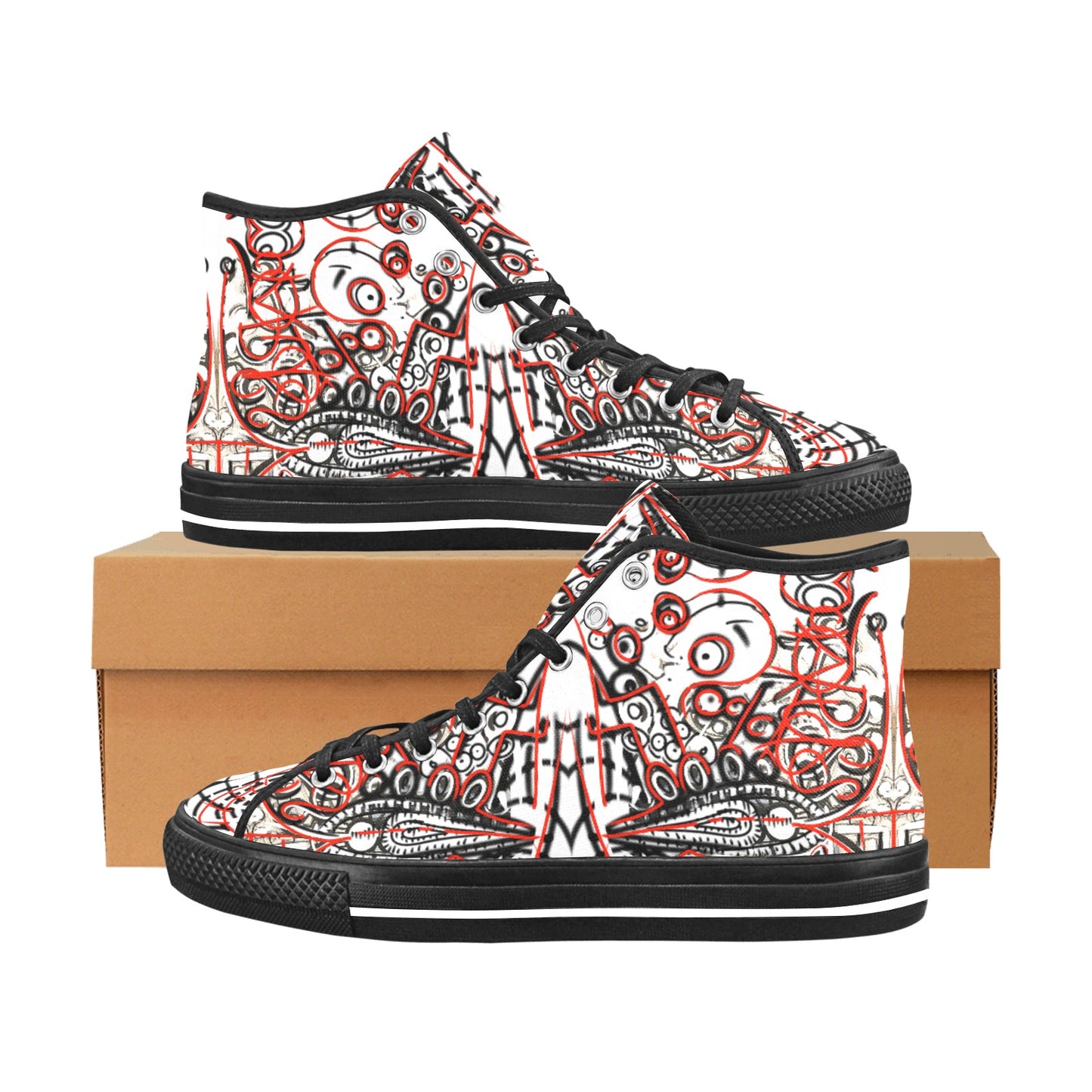 High Top Canvas Men's Shoes