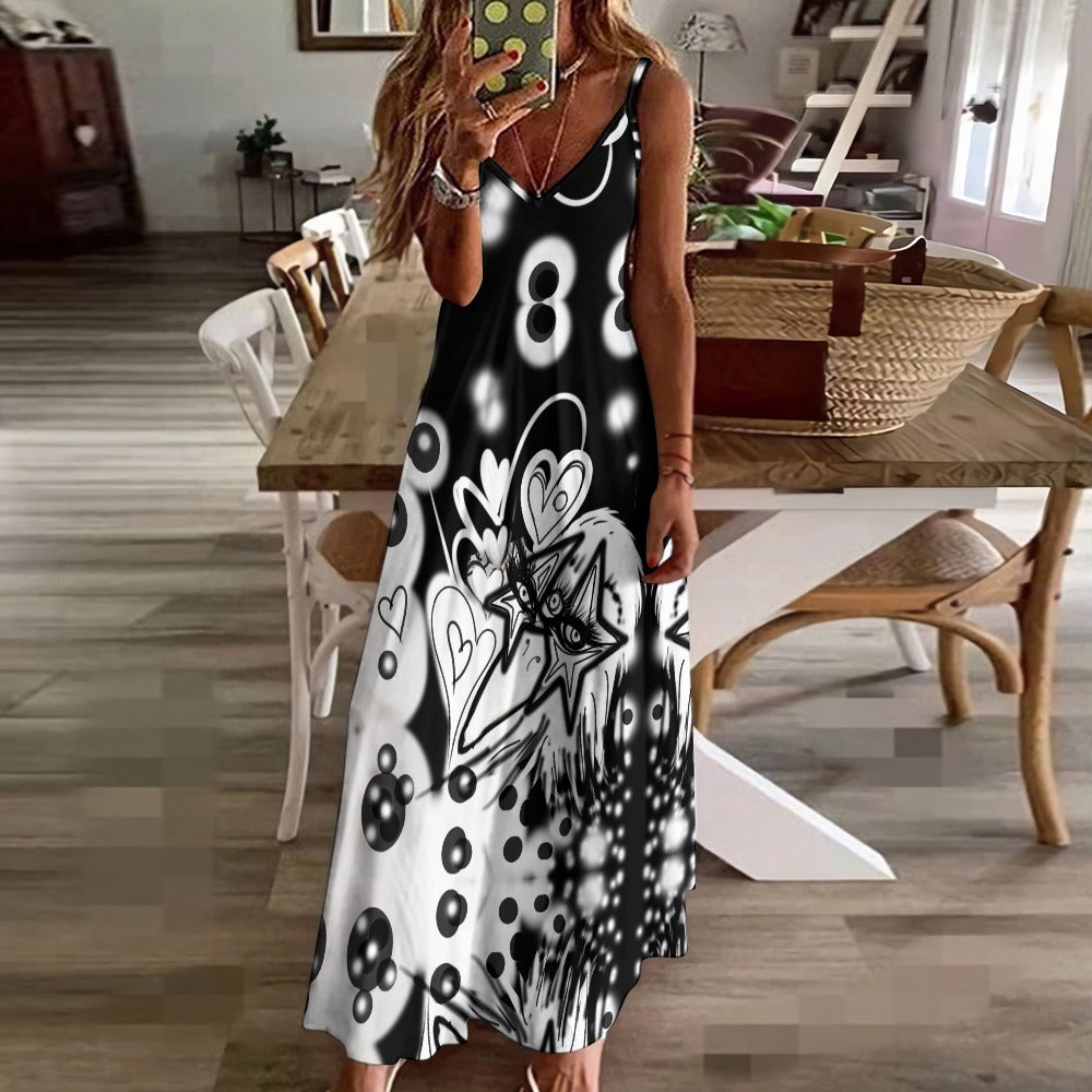 Sling Ankle Long Dress