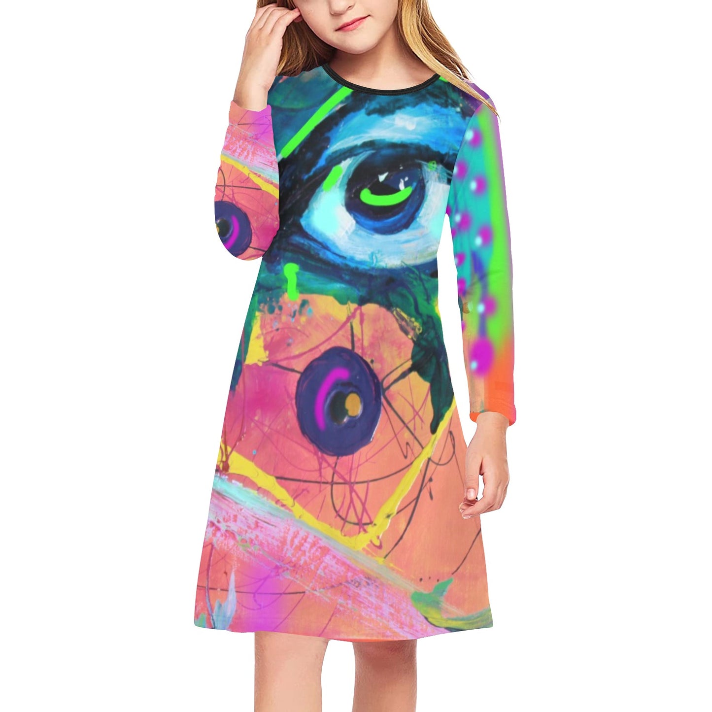 Girls' Long Sleeve Dress