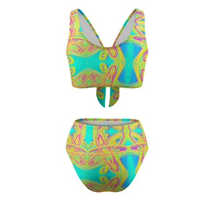 2-Piece Knotted Bikini Swimsuit