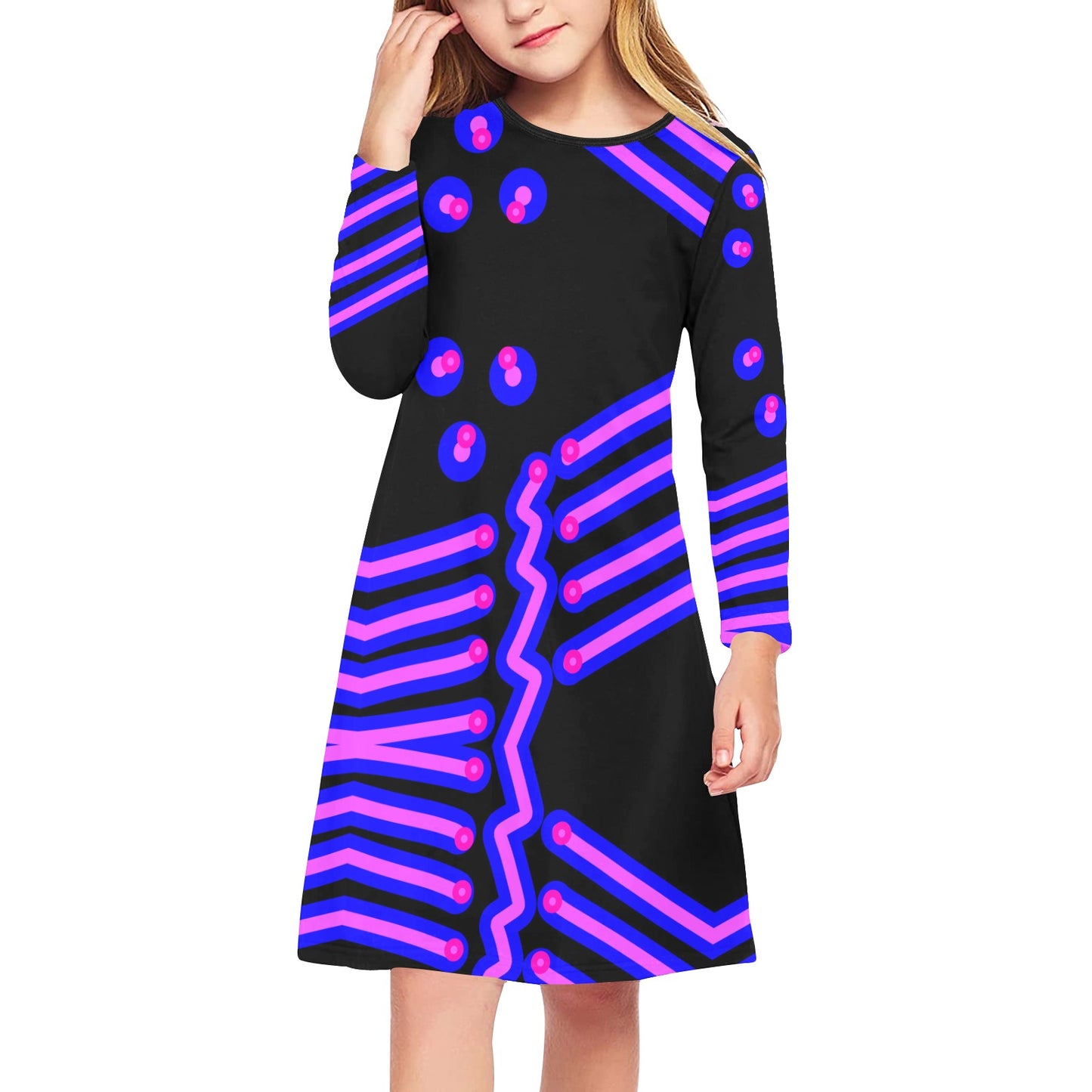 Girls' Long Sleeve Dress