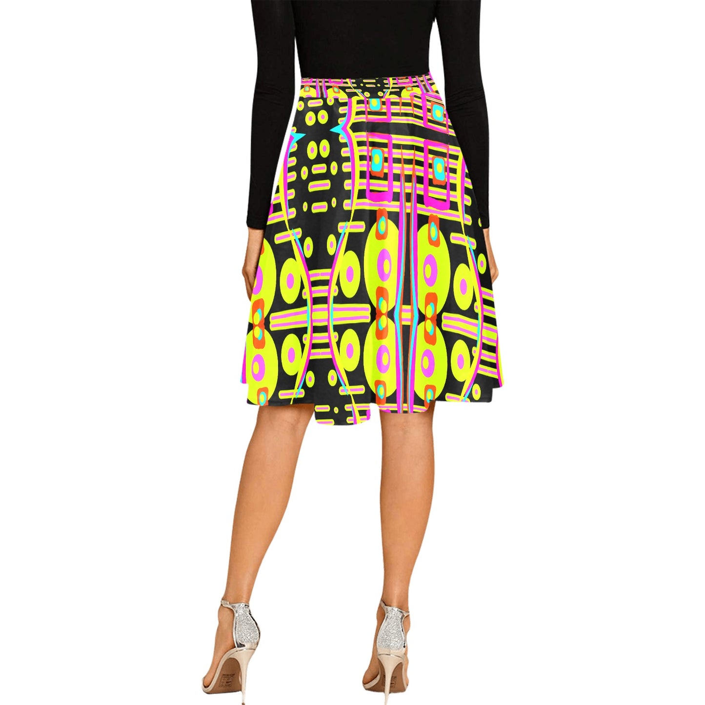 Women's Pleated Midi Skirt