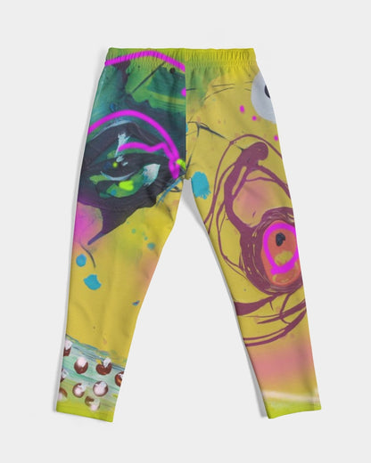 Abstract Yellow Men's Joggers