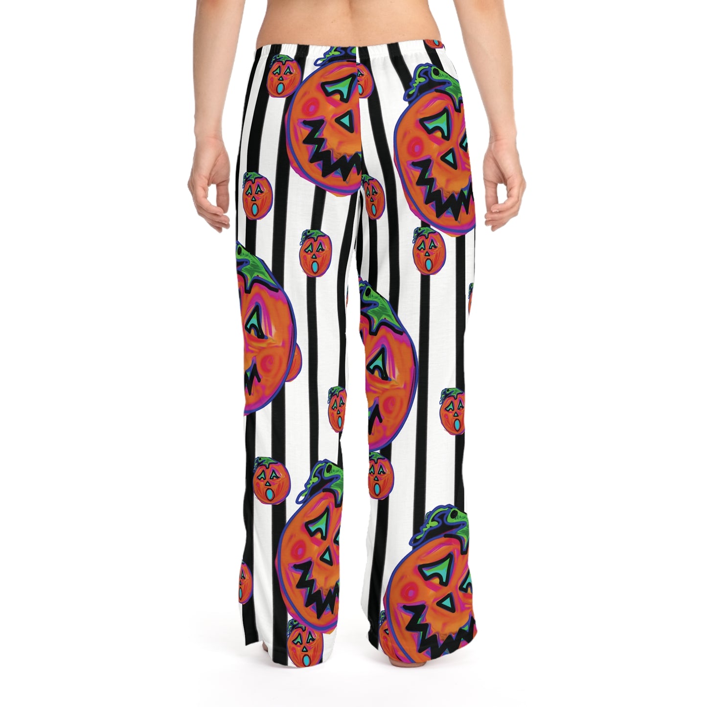 Spooky Pumpkin Women's Pajama Pants - Cozy Halloween Sleepwear