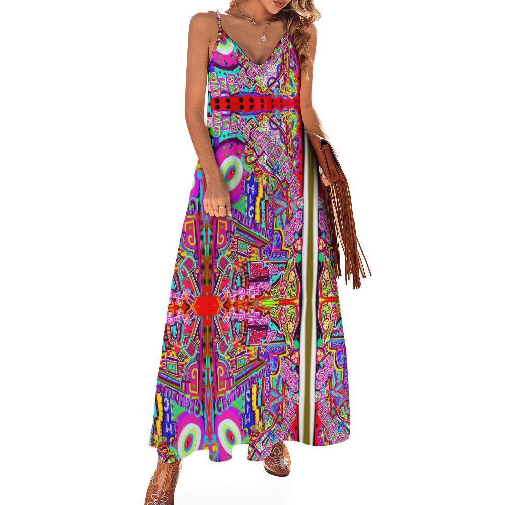 Sling Ankle Long Dress