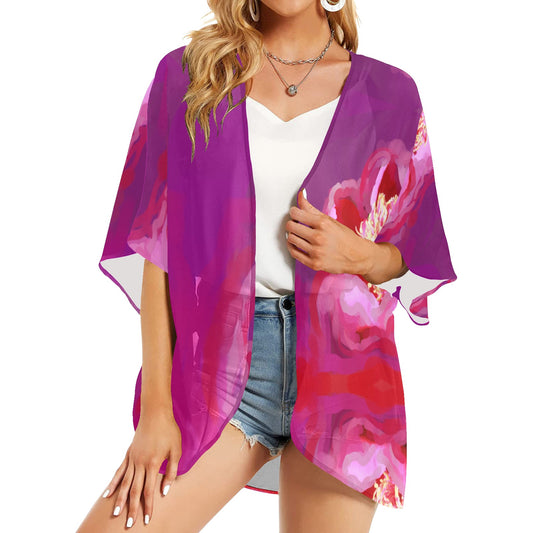 Women's Kimono Chiffon Cover Up