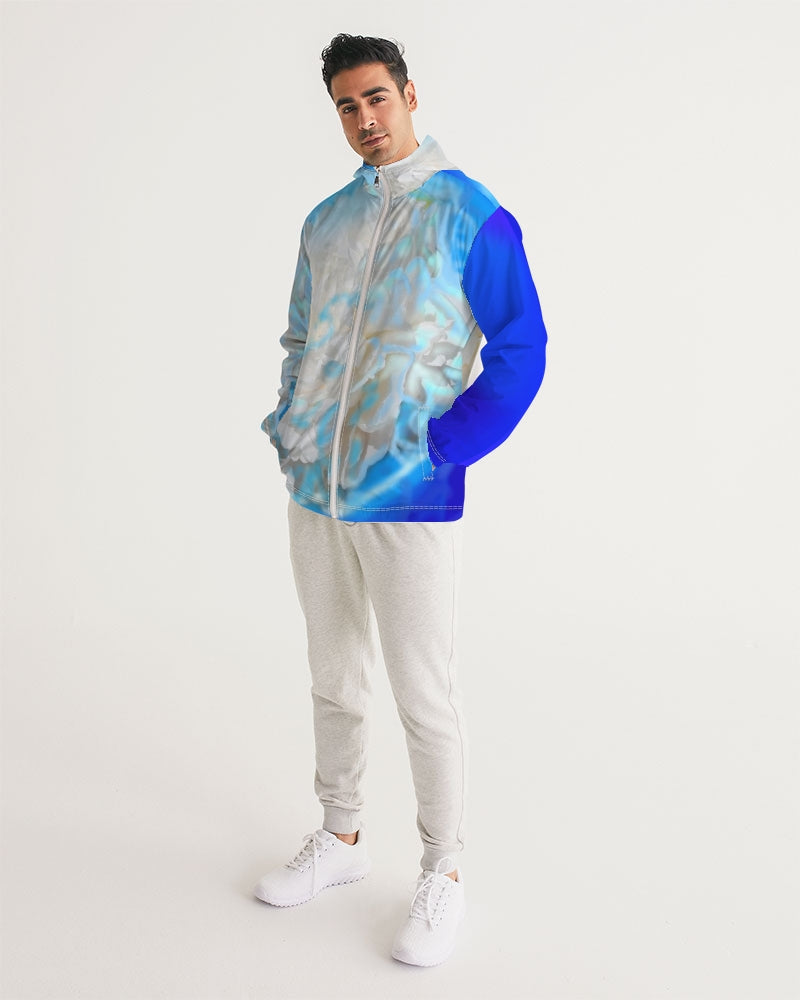 Blue Men's Windbreaker