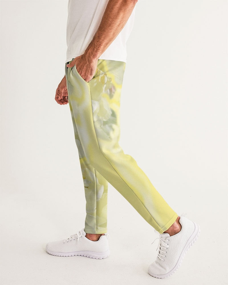 Yellow Peony Men's Joggers