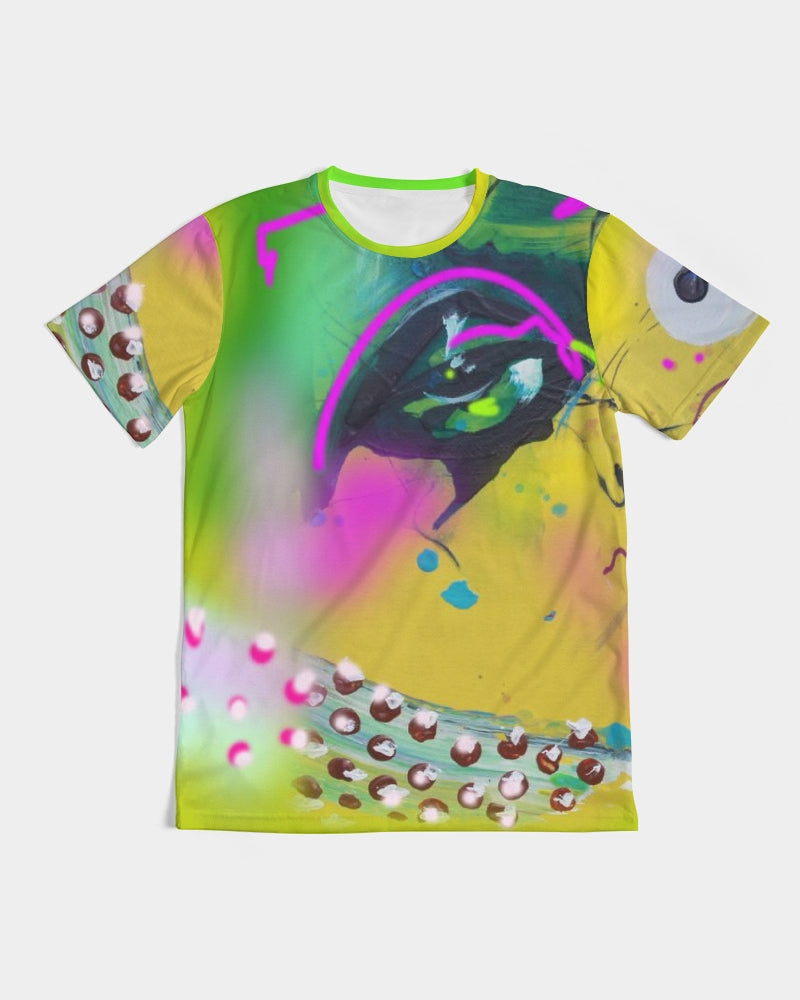 Abstract Yellow Men's Tee