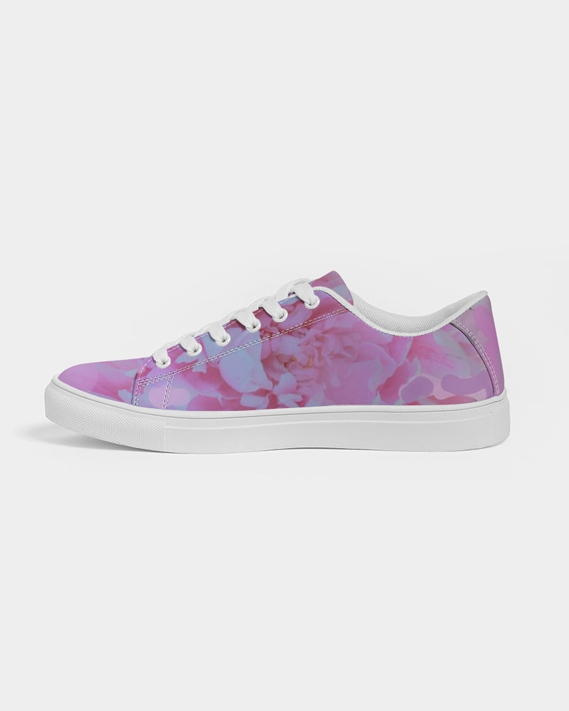 Pink Peony Men's Faux-Leather Sneaker