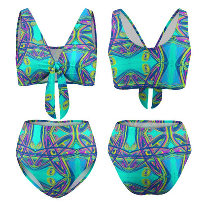 2-Piece Knotted Bikini Swimsuit