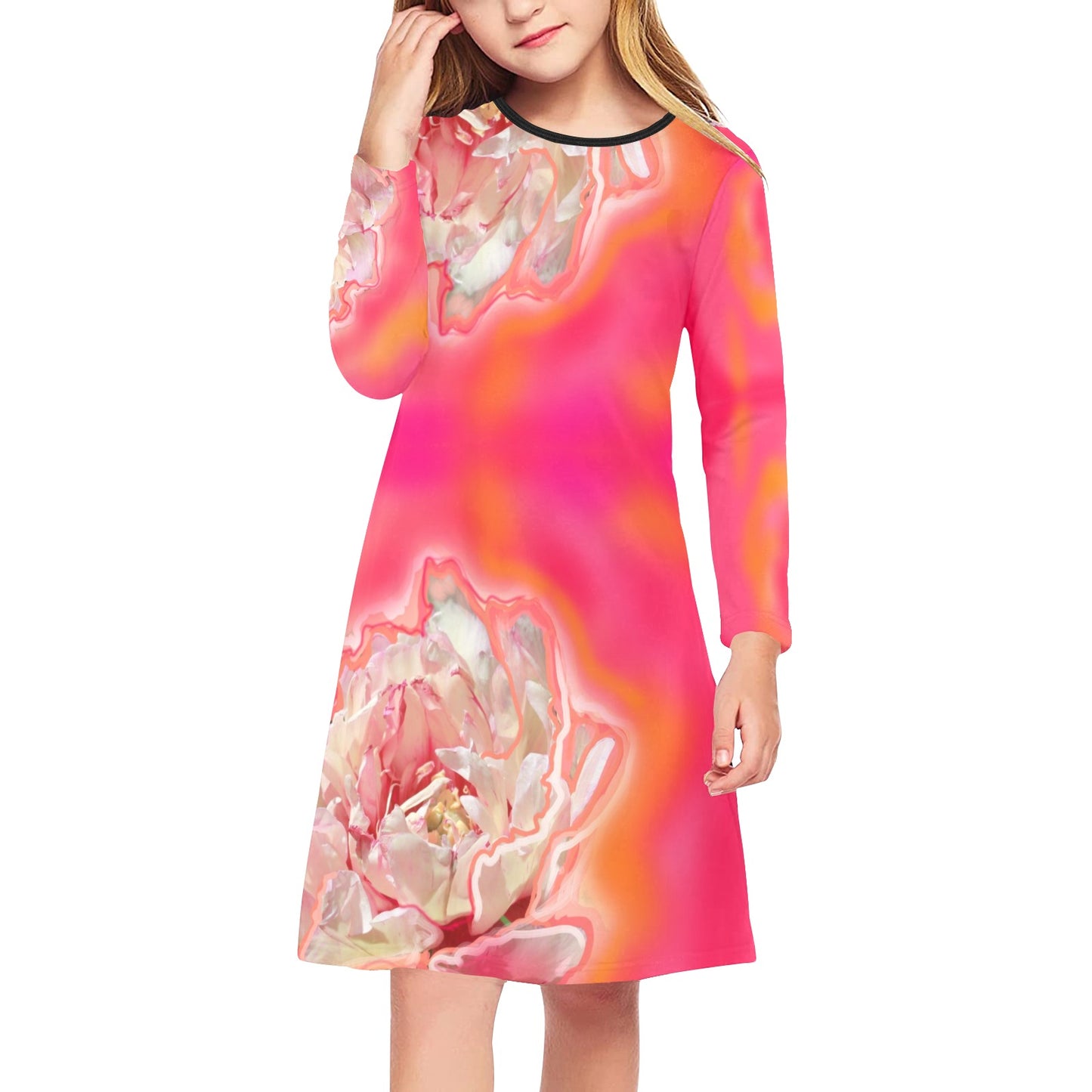 Girls' Long Sleeve Dress