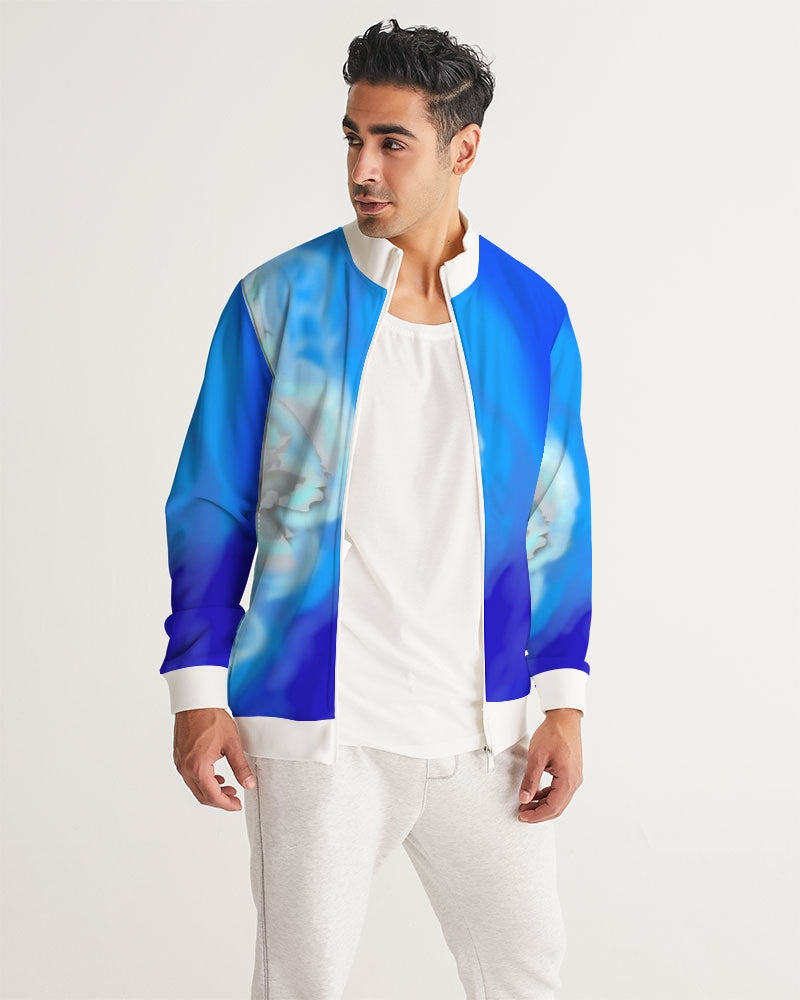 Blue Men's Track Jacket